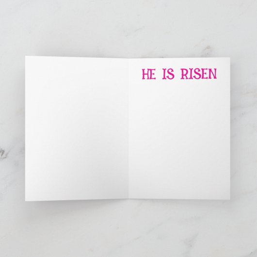 Happy easter bunnies kaart (Binnen)