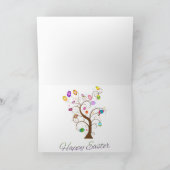 Happy Easter Bunnies Kaart (Binnen)