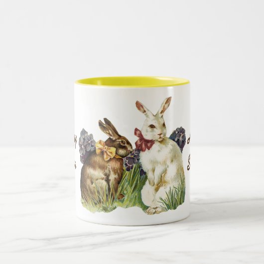 Happy Easter Bunnies Koffie Mok (Center)