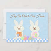 Happy Easter Bunnies Luncheon Uitnodiging (Voorkant)