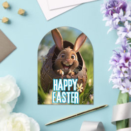 Happy Easter Bunny Acryl Uitnodigingen