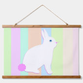 Happy Easter Bunny and Eggs  Hangend Wandkleed (Voorkant)