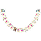 Happy Easter!! Bunny and Text Vlaggetjes (Alle)