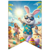 Happy Easter!! Bunny and Text Vlaggetjes (Eerste vlag)