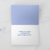 Happy Easter | Bunny Baby Chick met Willow-tak Feestdagen Kaart (Binnen)