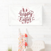 Happy Easter Bunny Banner – Schattigee lentevakant (Insitu)