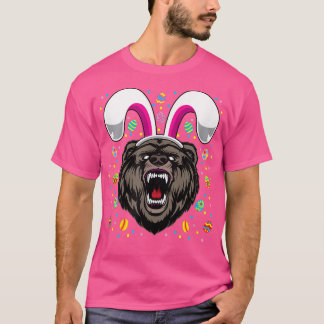 Happy Easter Bunny Beer Funny Animal Christelijk T-shirt