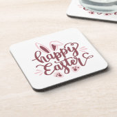 Happy Easter Bunny Bier Onderzetter (Linkerzijde)