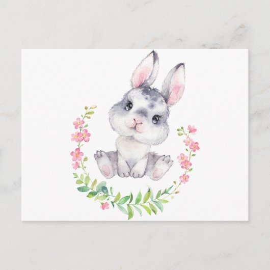 Happy Easter Bunny Briefkaart (Voorkant)