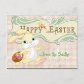 Happy Easter Bunny Briefkaart (Voorkant)