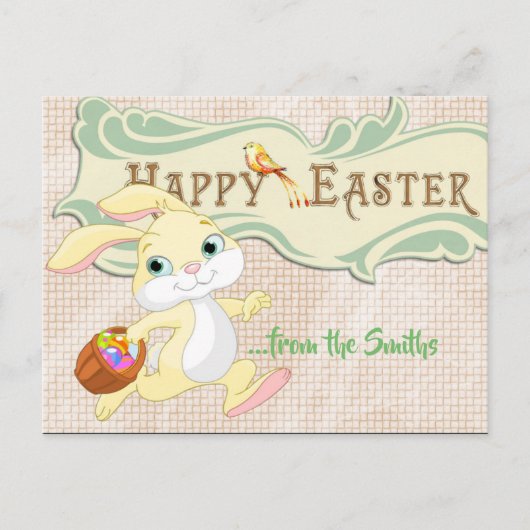 Happy Easter Bunny Briefkaart (Voorkant)