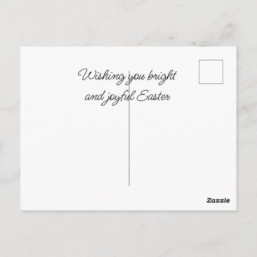 Happy Easter Bunny Briefkaart (Achterkant)