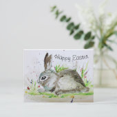 Happy Easter bunny Briefkaart (Staand voorkant)