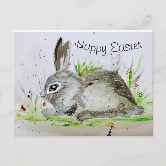 Happy Easter bunny Briefkaart (Voorkant)