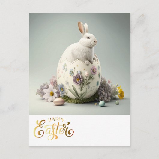 Happy Easter Bunny Briefkaart (Voorkant)