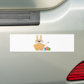 Happy Easter Bunny Bumpersticker (Op auto)