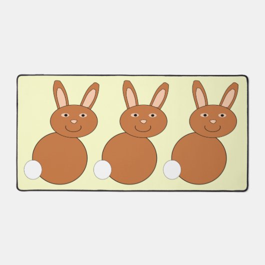 Happy Easter Bunny Bureaumat (Voorkant)