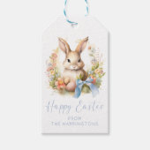 Happy Easter Bunny Cadeaulabel (Voorkant)