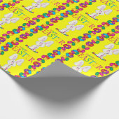 Happy Easter Bunny Cadeaupapier (Hoek)
