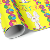 Happy Easter Bunny Cadeaupapier (Rol Hoek)