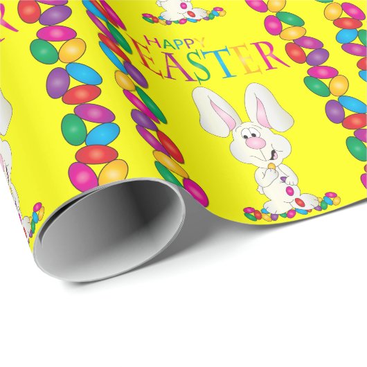 Happy Easter Bunny Cadeaupapier (Rol Hoek)