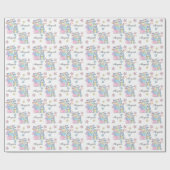 Happy Easter Bunny Cadeaupapier (Vlak)