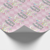 Happy Easter Bunny Cadeaupapier (Hoek)