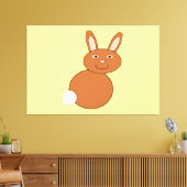 Happy Easter Bunny Canvas Pri Afdruk (Insitu (Woonkamer))