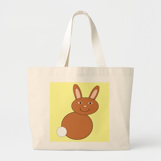 Happy Easter Bunny Canvas tas (Voorkant)