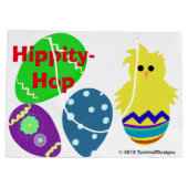 Happy Easter Bunny Chick Eggs Large Cadeautasje (Achterkant)