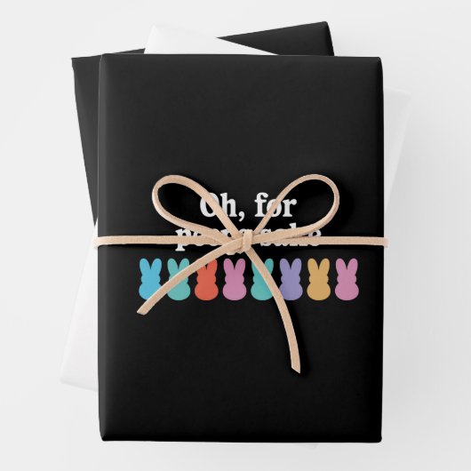 Happy Easter Bunny Christelijk Religieus Carnaval Inpakpapier Vel (In situ)