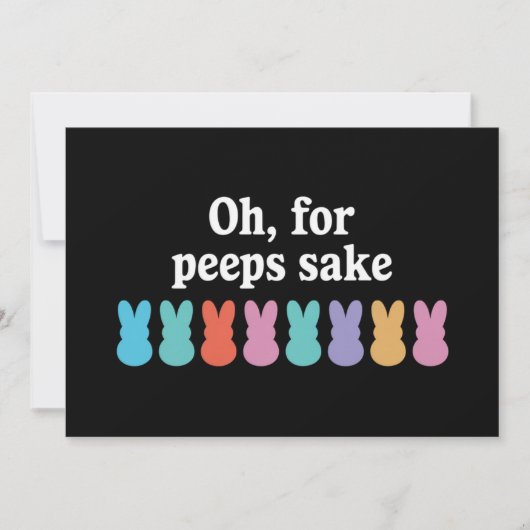 Happy Easter Bunny Christelijk Religieus Carnaval Kaart (Voorkant)