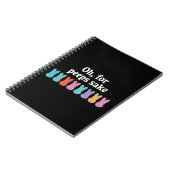 Happy Easter Bunny Christelijk Religieus Carnaval Notitieboek (Linkerzijde)