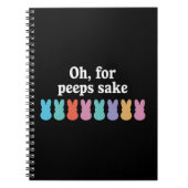 Happy Easter Bunny Christelijk Religieus Carnaval Notitieboek (Voorkant)