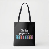 Happy Easter Bunny Christelijk Religieus Carnaval Tote Bag (Voorkant)