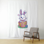 Happy Easter Bunny collectie 2 Wandkleed (In situ)