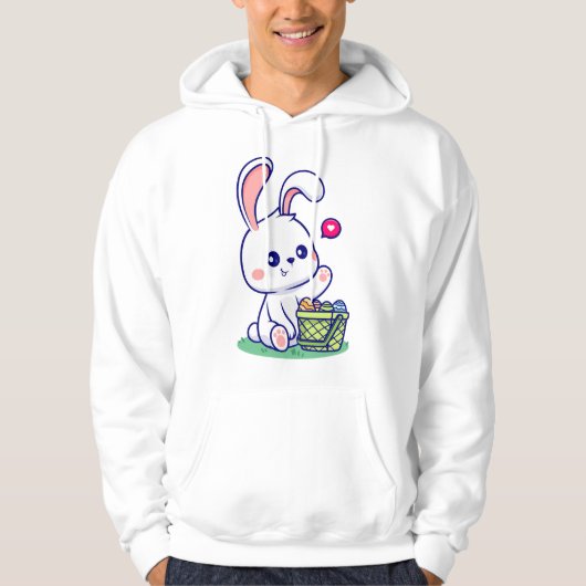 Happy Easter Bunny collectie 3 Hoodie (Voorkant)