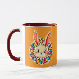 Happy Easter Bunny – Colorful Spring Art caneca Mok