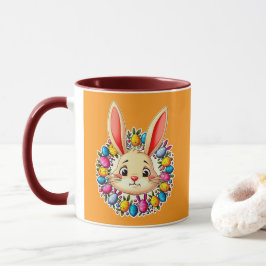 Happy Easter Bunny – Colorful Spring Art caneca Mok
