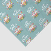 Happy Easter Bunny & Colorful Tissuepapier (Detail)