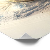 Happy Easter Bunny Cross Religie Poster (Hoek)