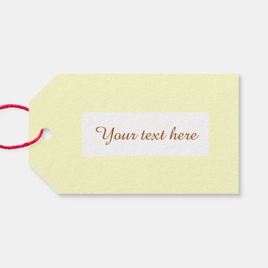 Happy Easter Bunny Custom Gift Labels Cadeaulabel (Achterkant Horizontaal)