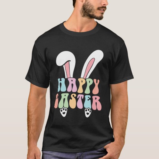 Happy Easter Bunny  Cute Easter for Boys Girls  1 T-shirt (Voorkant)