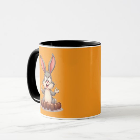 Happy Easter Bunny – Cute Rabbit with caneca Mok (Voorkant links)