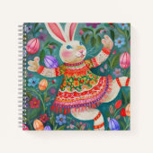 Happy Easter Bunny Dance Notitieboek (Voorkant)