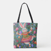 Happy Easter Bunny Dance Tas (Achterkant)