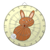 Happy Easter Bunny Dart Board Dartbord (Voorkant)
