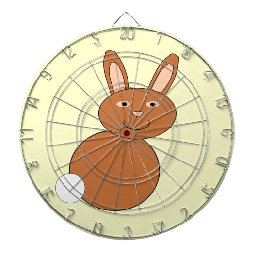 Happy Easter Bunny Dart Board Dartbord (Voorkant)
