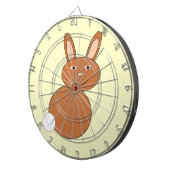 Happy Easter Bunny Dart Board Dartbord (Voorkant Rechts)
