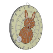 Happy Easter Bunny Dart Board Dartbord (Voorkant Links)
